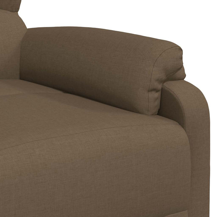 Fotoliu rabatabil, maro, material textil WALTI