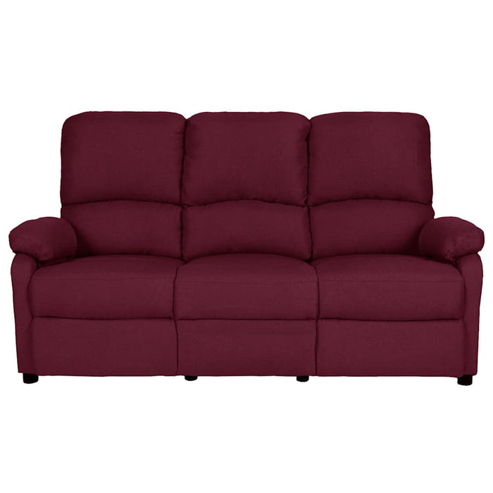 Canapea rabatabilă cu 3 locuri, purpuriu, material textil WALTI