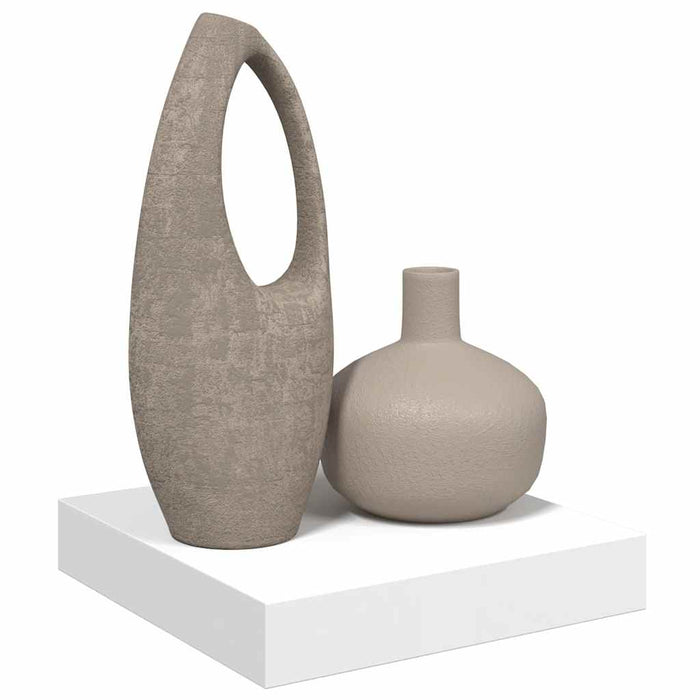 Raft de perete suspendat, alb extralucios, 23x23,5x3,8 cm, MDF - WALTI WALTI