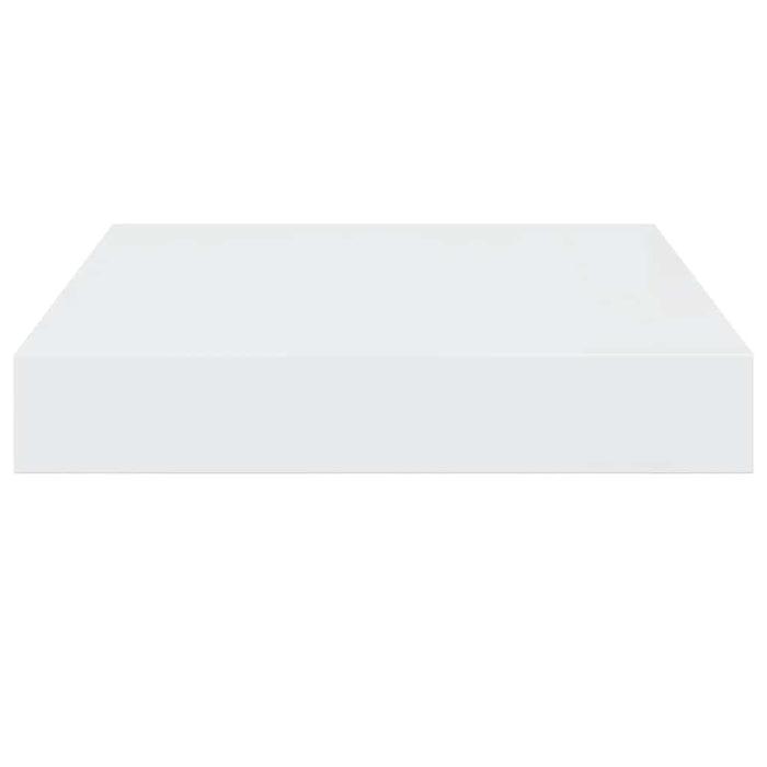 Raft de perete suspendat, alb extralucios, 23x23,5x3,8 cm, MDF - WALTI WALTI