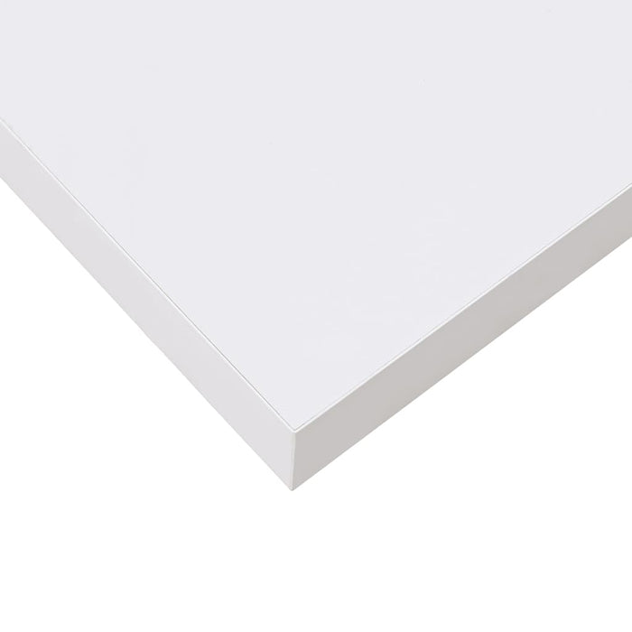 Raft de perete suspendat, alb extralucios, 23x23,5x3,8 cm, MDF - WALTI WALTI