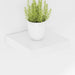 Rafturi de perete, 4 buc., alb extralucios, 23x23,5x3,8 cm, MDF - WALTI WALTI
