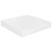 Rafturi de perete, 4 buc., alb extralucios, 23x23,5x3,8 cm, MDF - WALTI WALTI