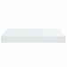 Rafturi de perete, 2 buc., alb extralucios, 40x23x3,8 cm, MDF - WALTI WALTI