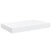 Rafturi de perete, 2 buc., alb extralucios, 40x23x3,8 cm, MDF - WALTI WALTI