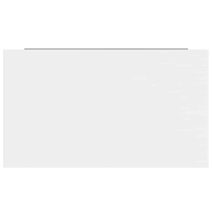 Rafturi de perete, 4 buc., alb extralucios, 40x23,5x3,8 cm, MDF WALTI