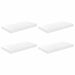 Rafturi de perete, 4 buc., alb extralucios, 50x23x3,8 cm, MDF - WALTI WALTI