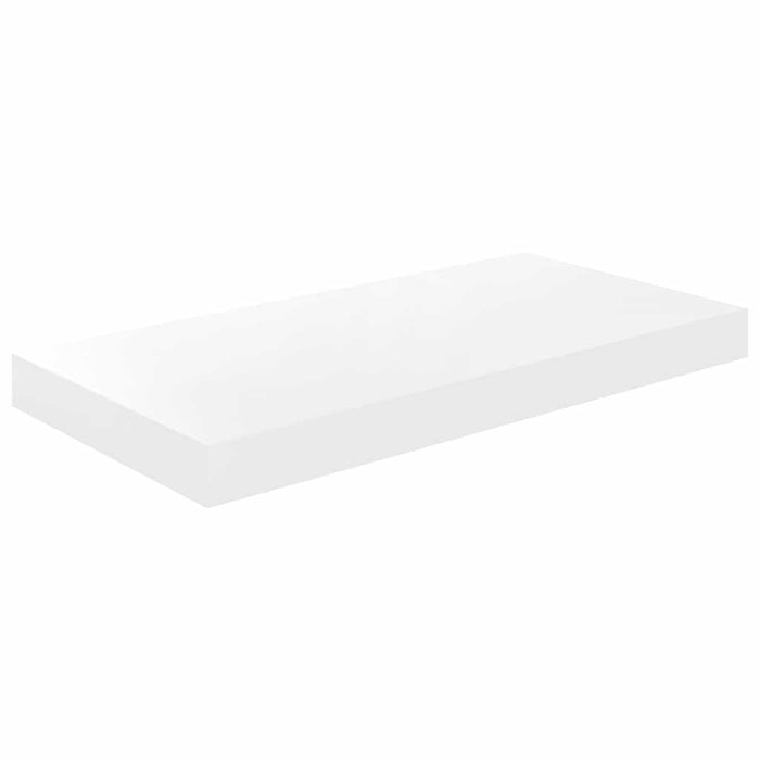 Rafturi de perete, 4 buc., alb extralucios, 50x23x3,8 cm, MDF - WALTI WALTI