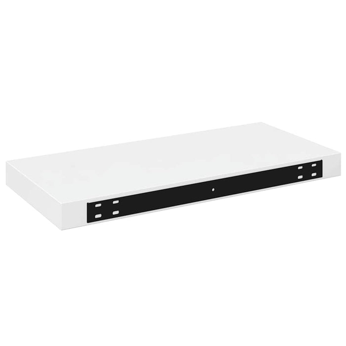 Rafturi de perete, 4 buc., alb extralucios, 50x23x3,8 cm, MDF - WALTI WALTI