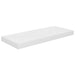 Raft de perete suspendat, alb extralucios, 60x23,5x3,8 cm, MDF - WALTI WALTI