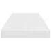 Raft de perete suspendat, alb extralucios, 60x23,5x3,8 cm, MDF - WALTI WALTI