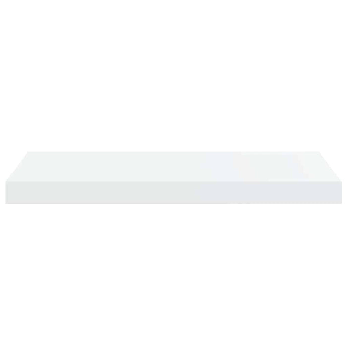 Rafturi de perete, 2 buc., alb extralucios, 60x23,5x3,8 cm, MDF - WALTI WALTI