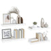 Rafturi de perete, 4 buc., alb extralucios, 60x23,5x3,8 cm, MDF - WALTI WALTI