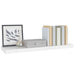 Raft de perete suspendat, alb extralucios, 80x23,5x3,8 cm, MDF - WALTI WALTI