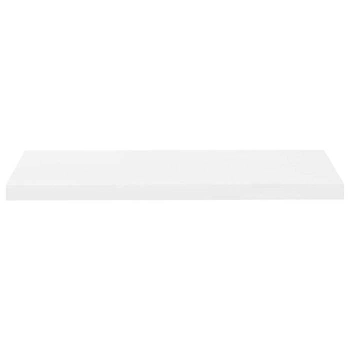 Raft de perete suspendat, alb extralucios, 80x23,5x3,8 cm, MDF - WALTI WALTI