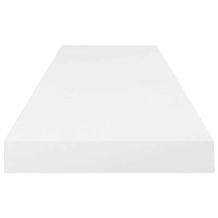 Raft de perete suspendat, alb extralucios, 80x23,5x3,8 cm, MDF - WALTI WALTI