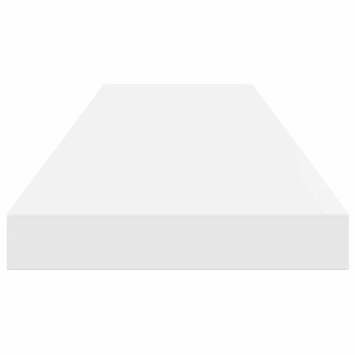 Rafturi de perete, 2 buc., alb extralucios, 80x23,5x3,8 cm, MDF - WALTI WALTI