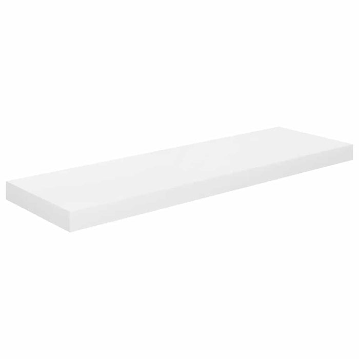 Rafturi de perete, 4 buc., alb extralucios, 80x23,5x3,8 cm, MDF - WALTI WALTI