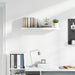 Raft de perete suspendat, alb extralucios, 90x23,5x3,8 cm, MDF - WALTI WALTI