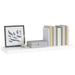 Raft de perete suspendat, alb extralucios, 90x23,5x3,8 cm, MDF - WALTI WALTI