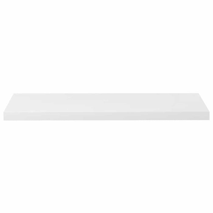 Raft de perete suspendat, alb extralucios, 90x23,5x3,8 cm, MDF - WALTI WALTI