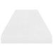Raft de perete suspendat, alb extralucios, 90x23,5x3,8 cm, MDF - WALTI WALTI