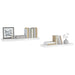 Rafturi de perete, 2 buc., alb extralucios, 90x23,5x3,8 cm, MDF - WALTI WALTI