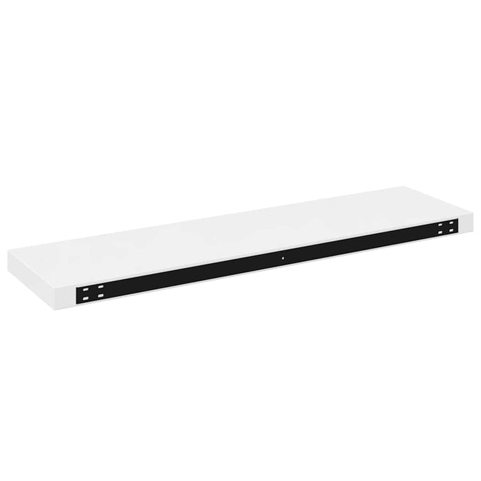 Rafturi de perete, 4 buc., alb extralucios, 90x23,5x3,8 cm, MDF - WALTI WALTI