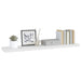 Raft de perete suspendat, alb extralucios, 120x23,5x3,8 cm, MDF - WALTI WALTI