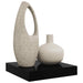 Raft de perete suspendat negru extralucios, 23x23,5x3,8 cm, MDF - WALTI WALTI