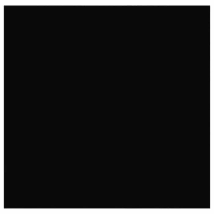 Raft de perete suspendat negru extralucios, 23x23,5x3,8 cm, MDF - WALTI WALTI