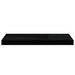 Rafturi de perete 2 buc. negru extralucios, 60x23,5x3,8 cm, MDF - WALTI WALTI