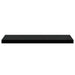 Rafturi de perete 2 buc., negru extralucios, 80x23,5x3,8 cm MDF - WALTI WALTI