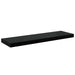 Rafturi de perete 2 buc., negru extralucios, 80x23,5x3,8 cm MDF - WALTI WALTI