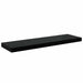 Rafturi de perete, 4 buc., negru extralucios 80x23,5x3,8 cm MDF - WALTI WALTI