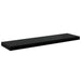 Rafturi de perete, 2 buc., negru extralucios 90x23,5x3,8 cm MDF - WALTI WALTI