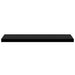 Rafturi de perete, 2 buc., negru extralucios 90x23,5x3,8 cm MDF - WALTI WALTI