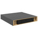 Rafturi de perete, 2 buc., gri extralucios, 23x23,5x3,8 cm, MDF - WALTI WALTI