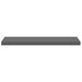 Raft de perete suspendat, gri extralucios, 90x23,5x3,8 cm, MDF - WALTI WALTI