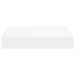 Raft de perete suspendat, alb, 23x23,5x3,8 cm, MDF - WALTI WALTI