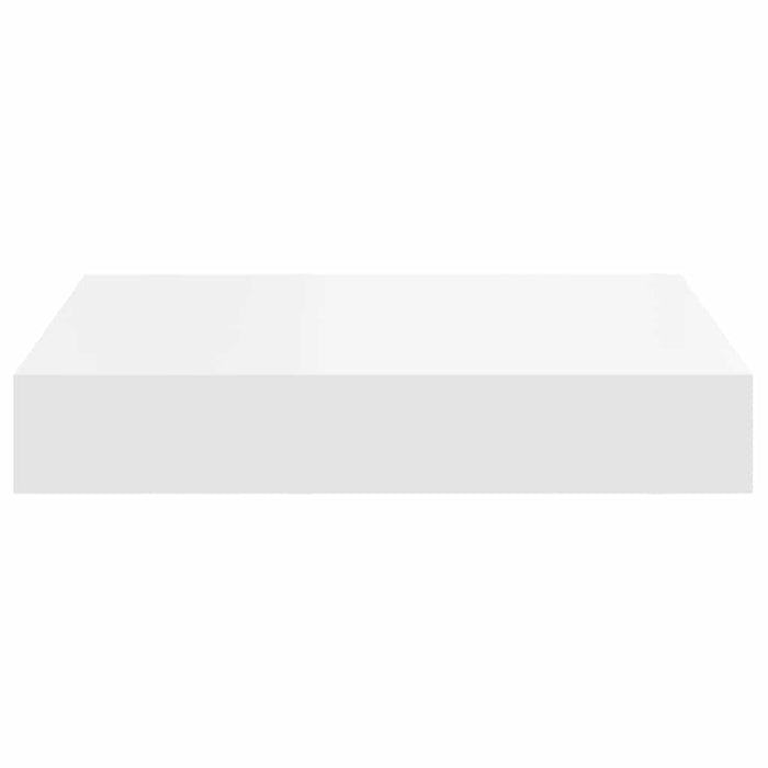 Raft de perete suspendat, alb, 23x23,5x3,8 cm, MDF - WALTI WALTI