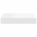 Raft de perete suspendat, alb, 23x23,5x3,8 cm, MDF - WALTI WALTI