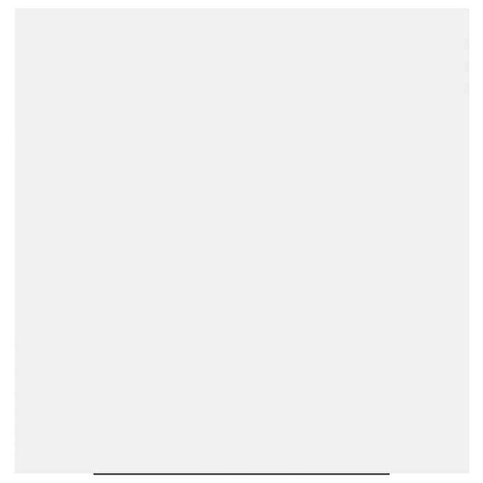 Raft de perete suspendat, alb, 23x23,5x3,8 cm, MDF - WALTI WALTI