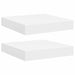 Rafturi de perete suspendate, 2 buc., alb, 23x23,5x3,8 cm, MDF - WALTI WALTI