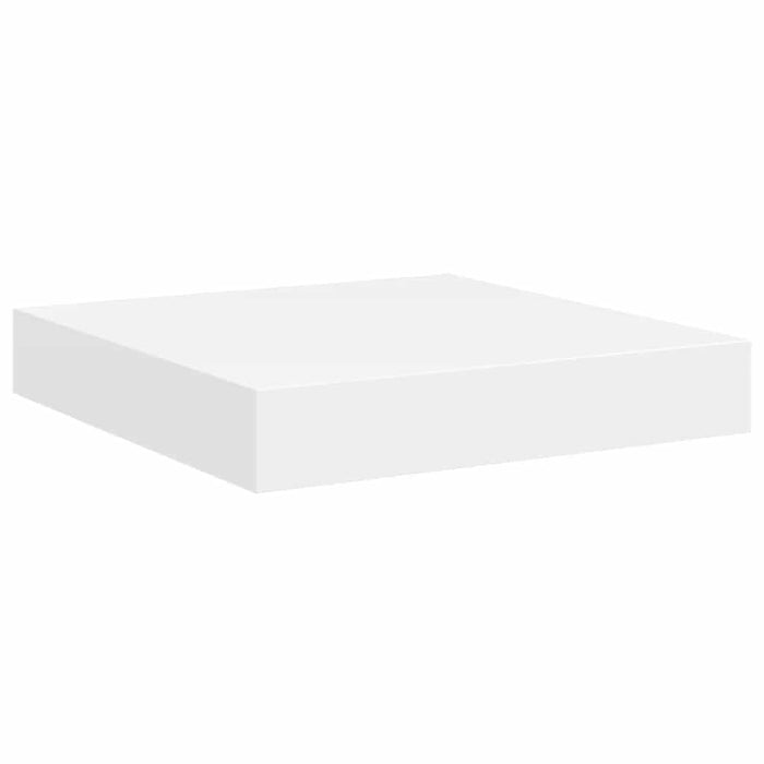 Rafturi de perete suspendate, 2 buc., alb, 23x23,5x3,8 cm, MDF - WALTI WALTI
