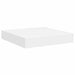 Rafturi de perete suspendate, 2 buc., alb, 23x23,5x3,8 cm, MDF - WALTI WALTI