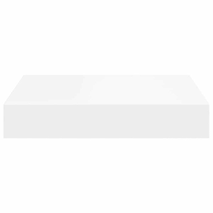 Rafturi de perete suspendate, 2 buc., alb, 23x23,5x3,8 cm, MDF - WALTI WALTI