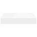 Rafturi de perete suspendate, 2 buc., alb, 23x23,5x3,8 cm, MDF - WALTI WALTI