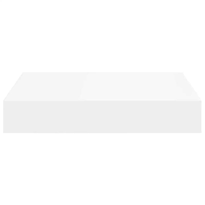 Rafturi de perete suspendate, 4 buc., alb, 23x23,5x3,8 cm, MDF - WALTI WALTI