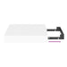 Rafturi de perete suspendate, 4 buc., alb, 23x23,5x3,8 cm, MDF - WALTI WALTI